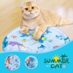 Summer Cooling Pet Water Bed with Cushion